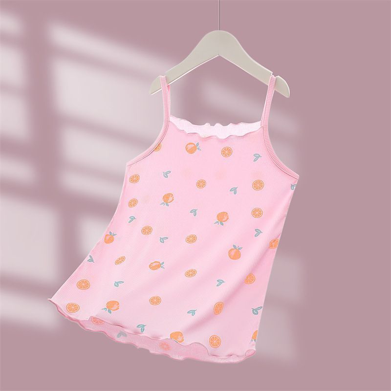 Girls' Sleeveless Vest Summer Outerwear Fashionable and Stylish Mid to Large Kids Ice Silk Lightweight Inner Layer Children's Vest Underwear - Image 7