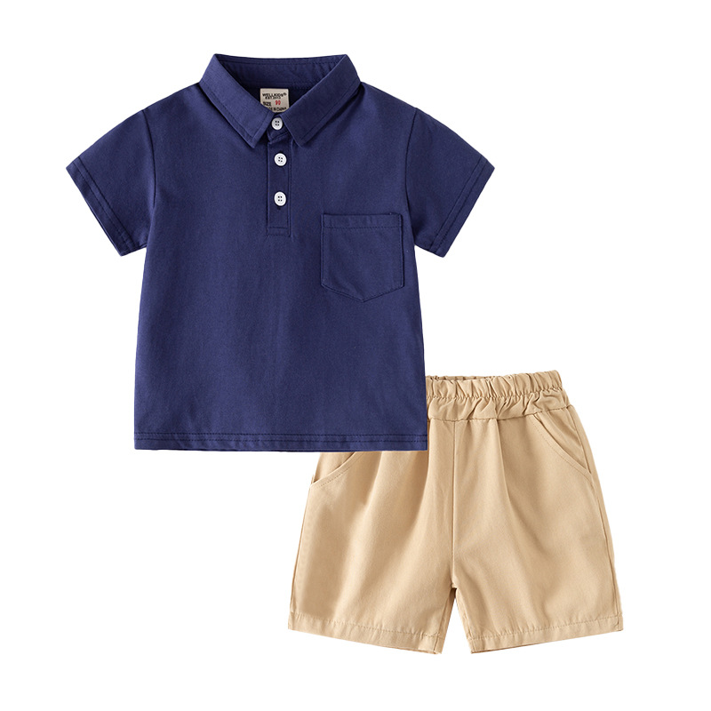 Boys' Short Sleeve and Mid-Length Pants Two-Piece Set, Kids Clothing Wholesale - Image 5