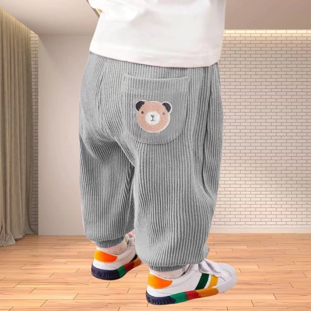 Girls' PantsSpring New Fashion Children's Stylish Versatile Outerwear Mid to Small Kids Nine-Quarter Cuffed Pants - Image 4