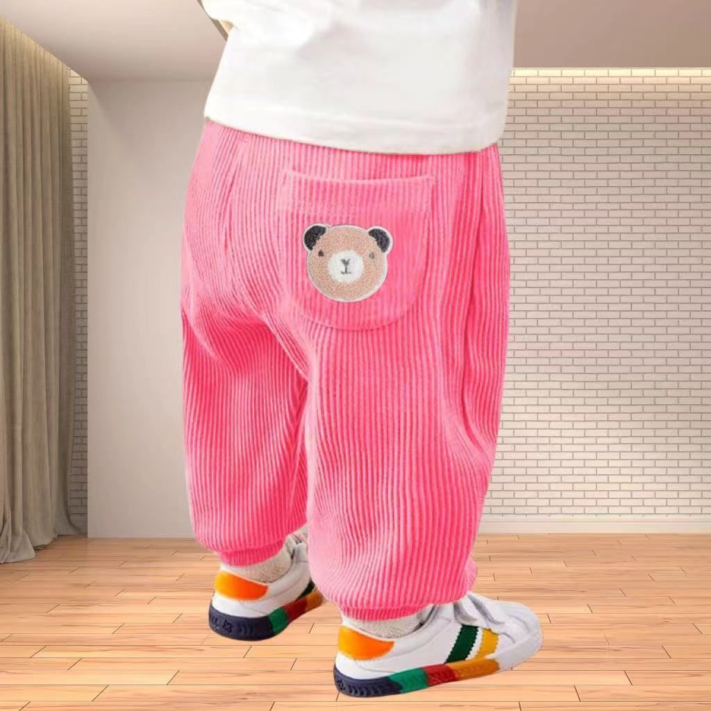 Girls' PantsSpring New Fashion Children's Stylish Versatile Outerwear Mid to Small Kids Nine-Quarter Cuffed Pants - Image 8