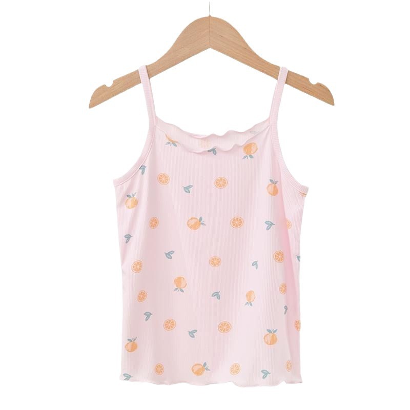 Girls' Sleeveless Vest Summer Outerwear Fashionable and Stylish Mid to Large Kids Ice Silk Lightweight Inner Layer Children's Vest Underwear - Image 5