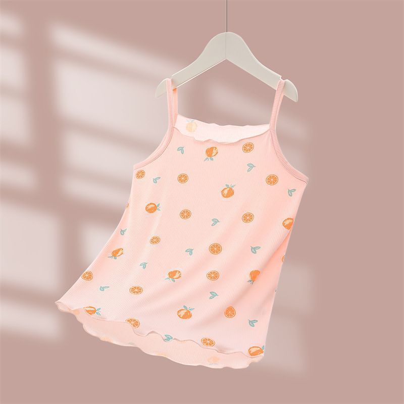 Girls' Sleeveless Vest Summer Outerwear Fashionable and Stylish Mid to Large Kids Ice Silk Lightweight Inner Layer Children's Vest Underwear - Image 8