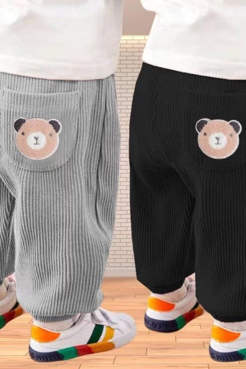 Girls’ PantsSpring New Fashion Children’s Stylish Versatile Outerwear Mid to Small Kids Nine-Quarter Cuffed Pants