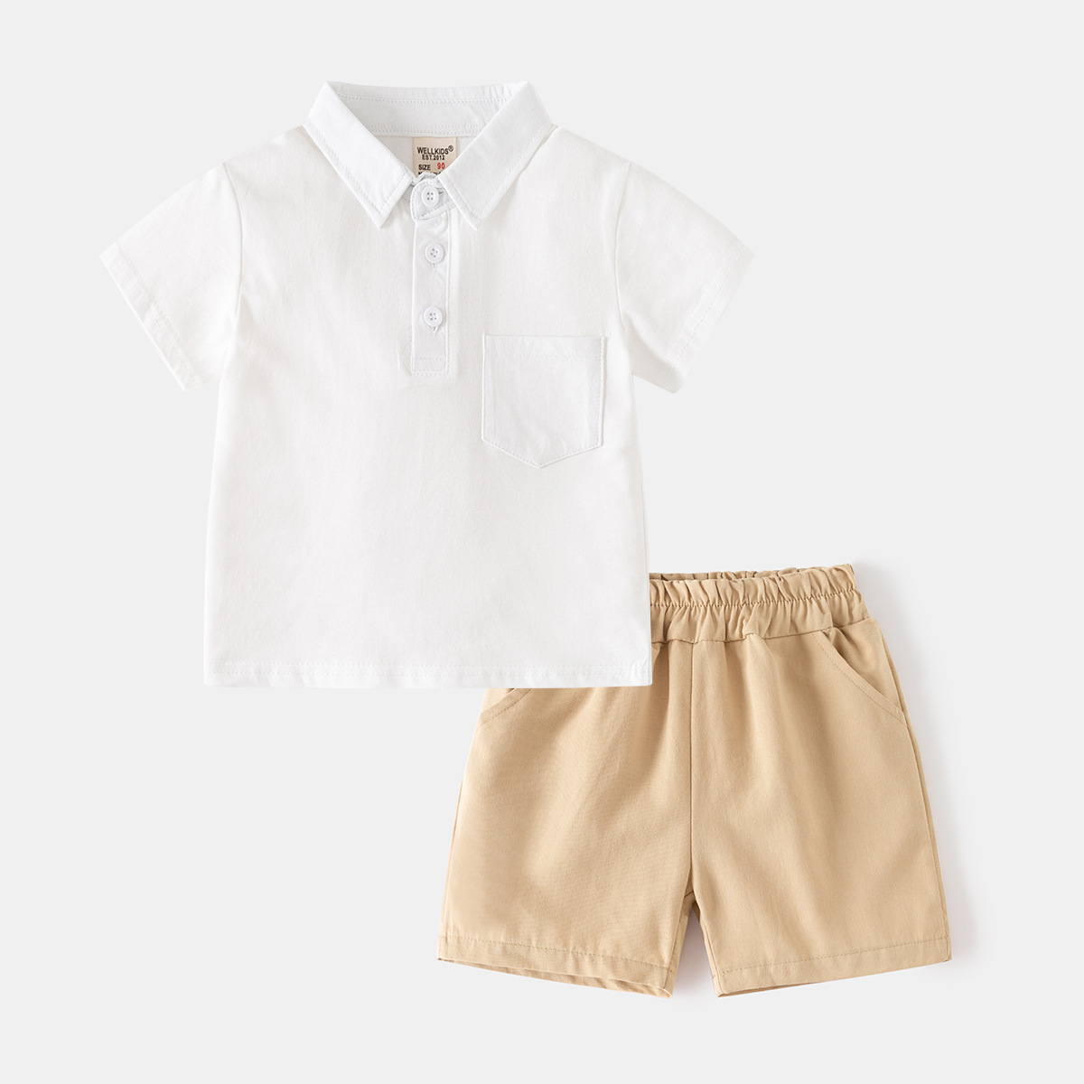 Boys' Short Sleeve and Mid-Length Pants Two-Piece Set, Kids Clothing Wholesale - Image 4