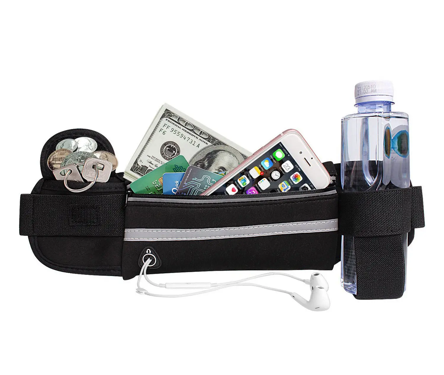 1pcs Colorful Waterproof Neoprene Fanny Pack Running Man Waist Bag - Image 6