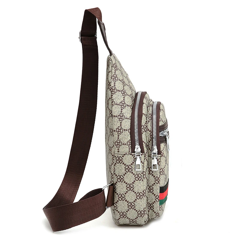 Men's Multifunction Messenger Bag Shoulder Cloth Chest Bags Crossbody Casual Handbag with Earphone Hole - Image 3