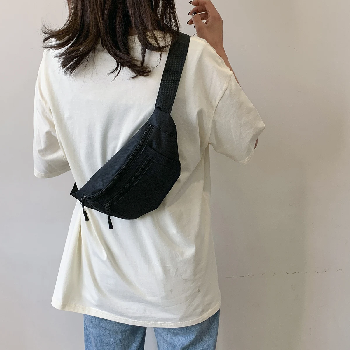 Fanny Pack Sports Festival Workout Traveling Running Large Crossbody Casual Hands-Free Wallets Waist Pack Phone Bag - Image 3