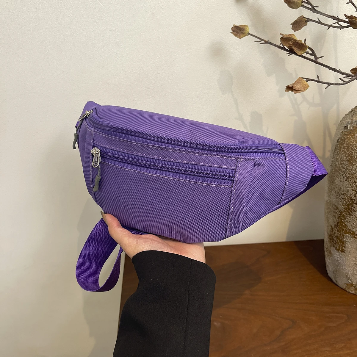 Fanny Pack Sports Festival Workout Traveling Running Large Crossbody Casual Hands-Free Wallets Waist Pack Phone Bag - Image 9