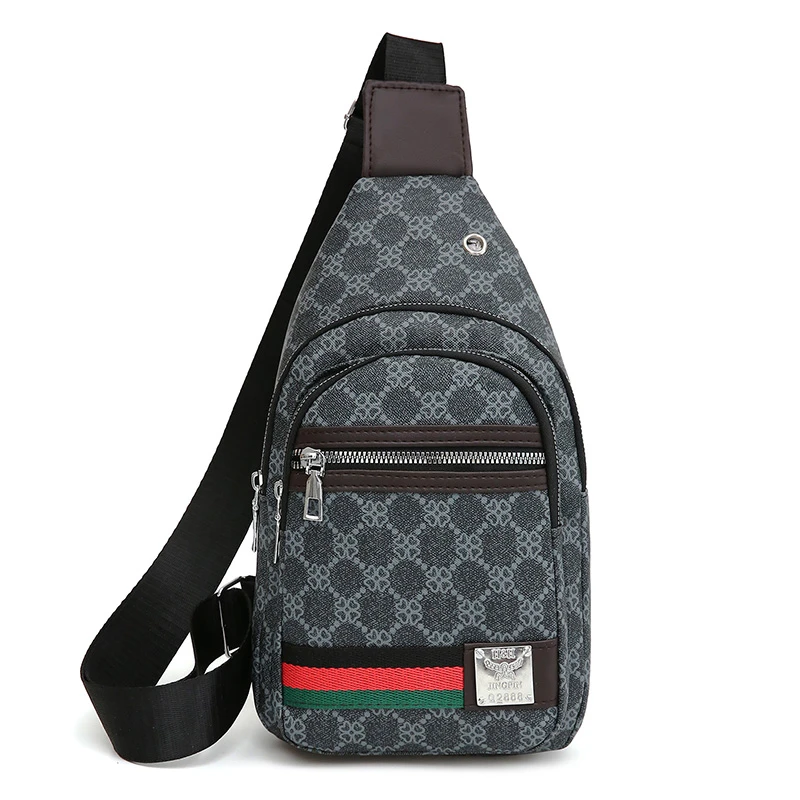 Men's Multifunction Messenger Bag Shoulder Cloth Chest Bags Crossbody Casual Handbag with Earphone Hole - Image 7