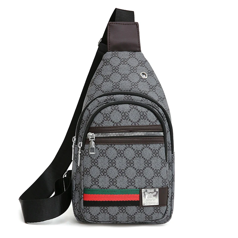 Men's Multifunction Messenger Bag Shoulder Cloth Chest Bags Crossbody Casual Handbag with Earphone Hole - Image 10