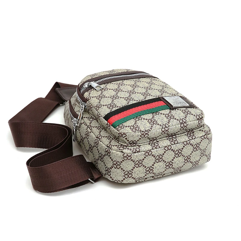Men's Multifunction Messenger Bag Shoulder Cloth Chest Bags Crossbody Casual Handbag with Earphone Hole - Image 5