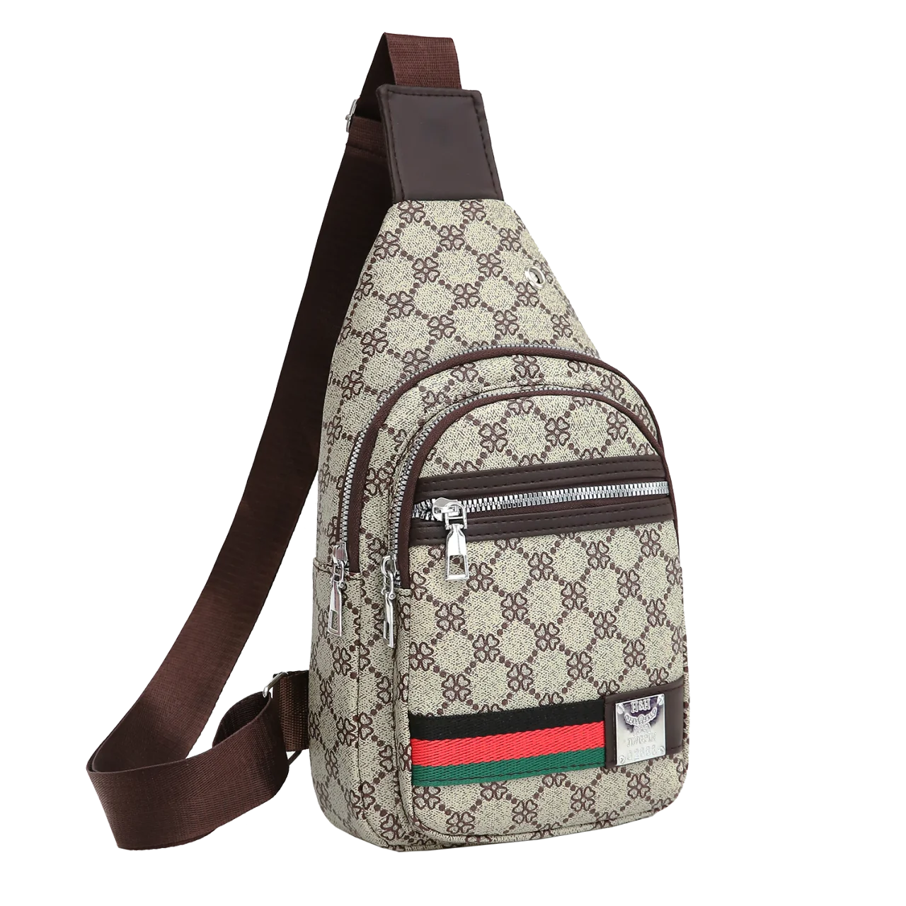 Men's Multifunction Messenger Bag Shoulder Cloth Chest Bags Crossbody Casual Handbag with Earphone Hole - Image 2
